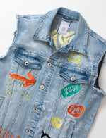 Igbo Denim Vest