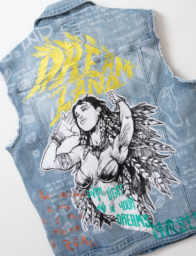 Igbo Denim Vest